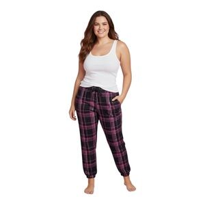 Victoria’s Secret Size XL Pink Black Plaid Pajama Pants